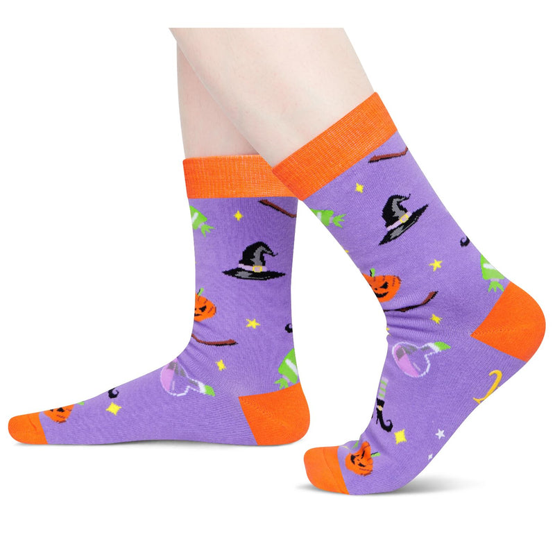 Halloween Socks Spooky Gifts For Men Women - Halloween Gifts Horror Gifts Halloween Witchy Spooky Socks