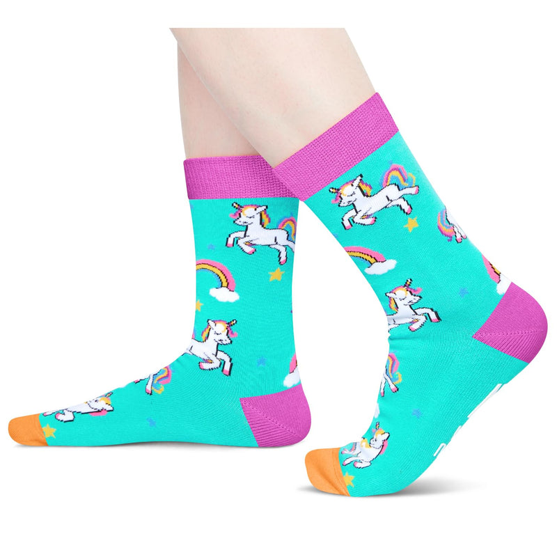 Animal Gifts for Men Women - Crazy Unicorn Socks, Unicorn Gifts Teens