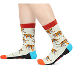 Funny Tiger Gifts for Women Men Mom Dad Teen Girls Boys, Fun Tiger Socks Animal Socks