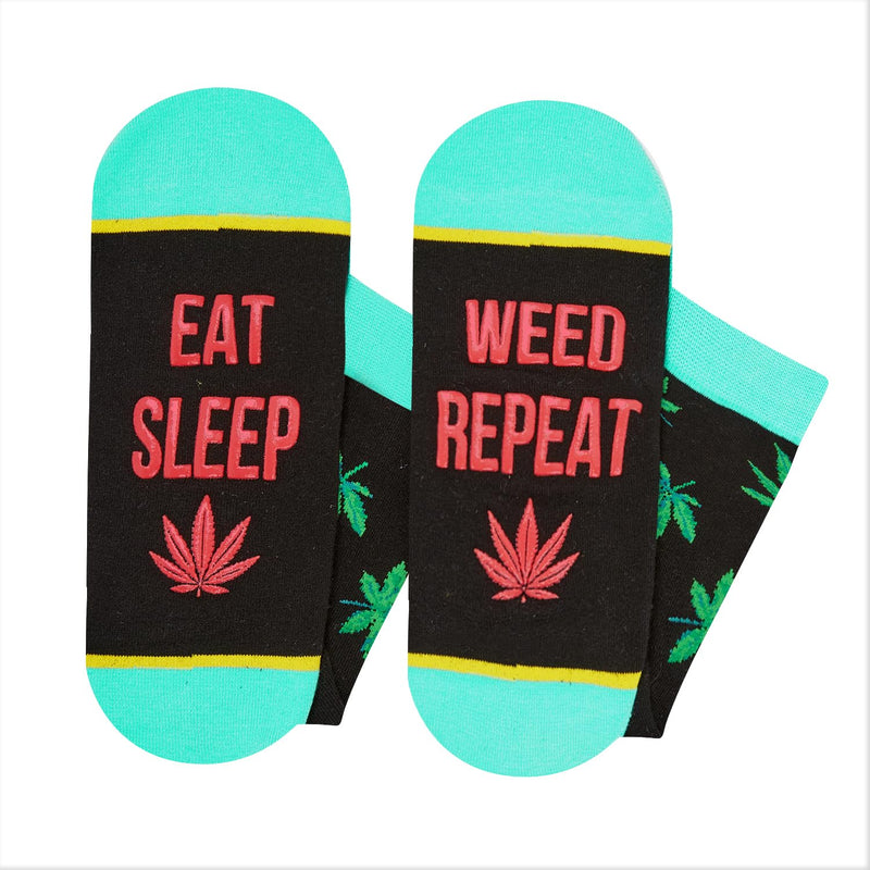 Funny Weed Gift for Men Women Teens - Marijuana Gift, Cannabis 420 Gifts for Stoners, Pot Leaf Gift, Weed Socks, Pot Leaf socks