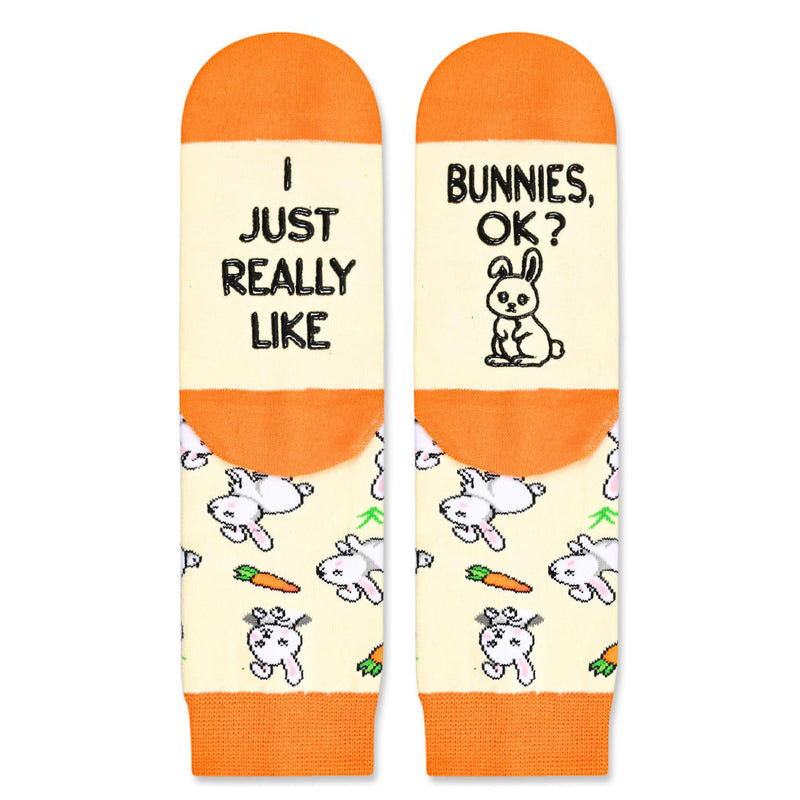 Funny Easter Gifts For Kids Bunny Gifts Girls, Silly Easter Socks Young Girls Boys Rabbit Socks