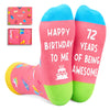 72nd Birthday Gifts Ideas for Women - Socks for Older Women over 72, Best Gifts for 72 Year Old, Old Lady Gifts for Women