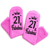 21st Birthday Gifts for Women, 21 Year Old Women Female Birthday Gifts, Happy 21st Birthday Socks for Woman Girls