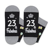 23rd Birthday Gifts Socks Ideas - Gifts for 23 Year Old Woman Man Best Gifts for 23 Year Old Male Female, Gifts Greeting Card