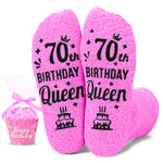 HAPPYPOP 70th Years Old Birthday Gifts for Women - Socks for 70 Year Olds, Best Gifts for 70 Year Old Woman, Gift Ideas for 70 Year Olds