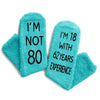 80th Birthday Gift Ideas for Women - Socks for 80 Year Old Birthday, Retirement Gifts for Older Elderly Women