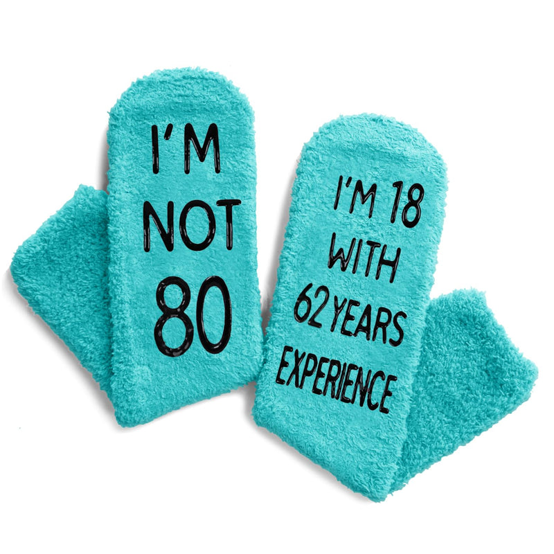 80th Birthday Gift Ideas for Women - Socks for 80 Year Old Birthday, Retirement Gifts for Older Elderly Women