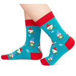 Christmas Gifts Stocking Socks for 7-9 Years Boys Girls - Secret Santa Socks Gnome Christmas Socks for Kids