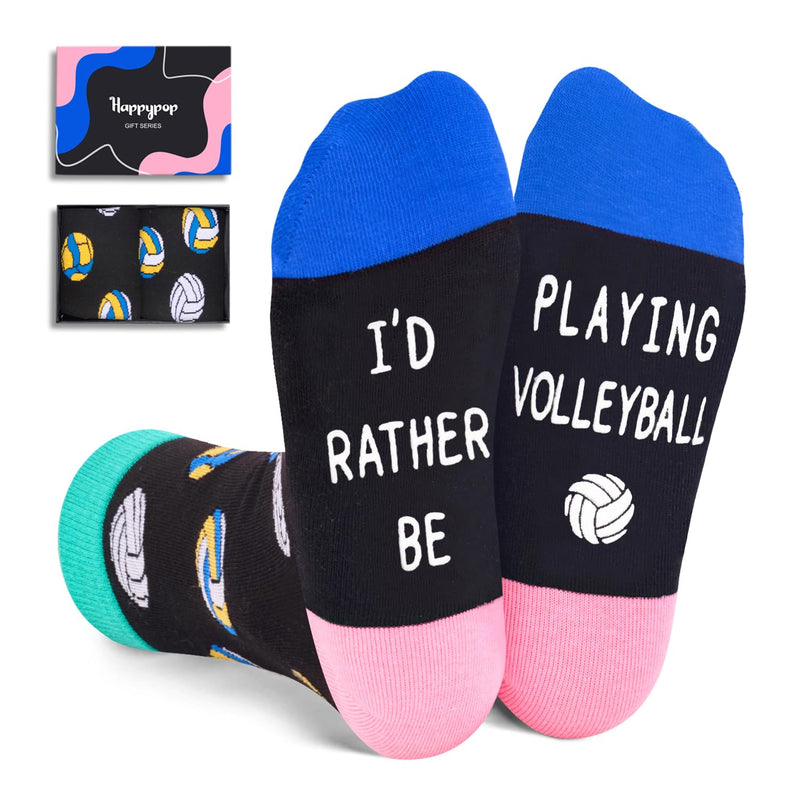 Volleyball Gifts For Boys Girls Kids, Funny Novelty Volleyball Kids Boys Girls Socks