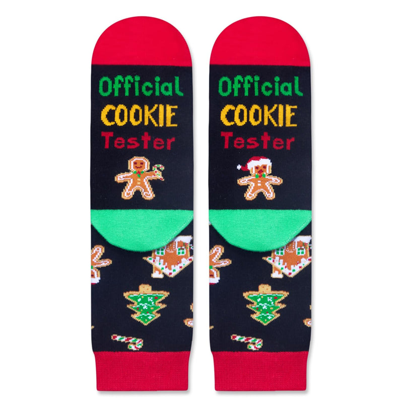 Christmas Cookies Gifts Gingerbread Socks; Kids Socks 10-12 Years Old, Gingerbread Stockings Cookie Gifts