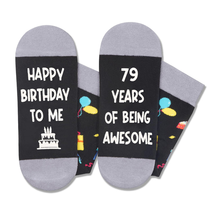 79th Birthday Gift Ideas for Men - Socks for 79th Birthday, Best Gifts for 79 Elderly Dad, 79 Year Old Gifts