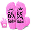 85th Birthday Gifts ideas for Women - Socks for 85 Year Old Elderly Lady, Best Gifts for Women in Their 85s