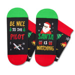 Christmas Gifts Stocking Socks For Men - Secret Santa Socks Xmas Stocking Stuffers For Him Dad Pilot