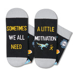 HAPPYPOP Gifts For Runners Male Female - Gifts For Runners, Running Gifts Men Women, Funny Running Socks For Men Women Runner Socks