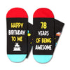 78th Birthday Gift Ideas for Men - Socks for Older Men over 78, Best Gifts for 78 Year Old, Old Man Gifts for Men Useful