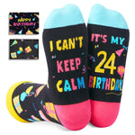 24th Birthday Gifts Socks for 24 Year Old Female Male, Gifts for 24 Year Old Women Men, 24 Year Old Girl Boy Gifts Ideas