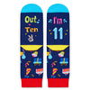 11th Birthday Gifts Socks Ideas - Socks for Kids Age 11, Presents for 11 Year Olds, Gifts for 11 Year Old Tween Girls Boys, Birthday Gift Box with Greeting Card