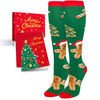 Christmas Socks for Boy Girls - Christmas Gifts Gingerbread Socks Cookie Gifts Stocking 2-3 Years