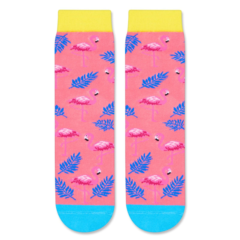 HAPPYPOP Funny Flamingo Gifts for Girls - Funny Pink Flamingo Gifts, Crazy Flamingo Socks Kids 13-18 Years