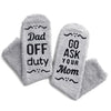 HAPPYPOP Cool Gifts For Dad Father Him - Funny Dad Socks, Funny Father Gifts Dad Gifts From Son Daughter