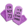 73rd Birthday Gift Ideas for Women - Socks for 73 Year Old Lady, Best Gifts for Older Women over 73