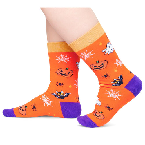 Halloween Gifts Socks Spooky For Boys Girls - Halloween Spooky Gifts for Kids 4-6 Years Old Witch Gifts