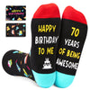 70th Birthday Gift Ideas for Men - Socks for Older Men over 70, Best Gifts for 70 Year Old, Old Man Gifts for Men Useful