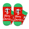 Christmas Gifts for Men Women - Red Christmas Stockings Secret Santa Socks Xmas Stocking Stuffers for Cow Lovers Cow Gifts