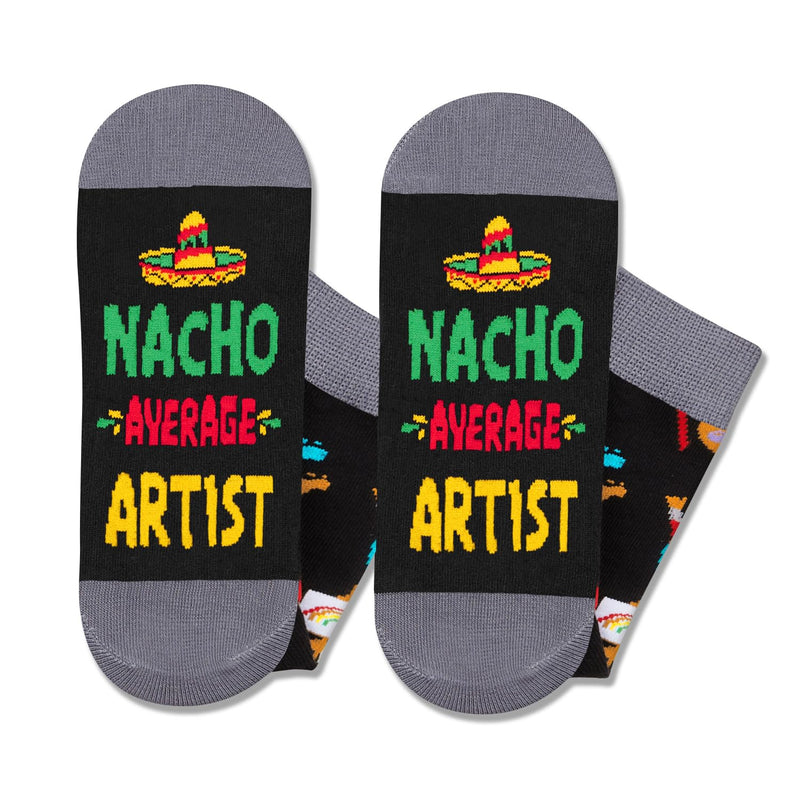 Artist Gifts for Women Men - Artist Socks for Painting Lovers, Cool Gifts Artist Stocking Stuffers, Art Teacher Gifts for Her Him