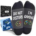 Gamer Gifts with Greeting Card for Teens Boys - Video Game Gifts, Gaming Socks for Adult, Kids 4-6 Years