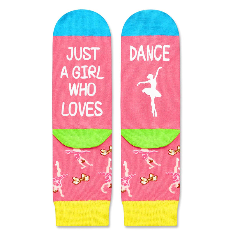 HAPPYPOP Gifts For 13-18 Year Old Girl - Softball Volleyball Gymnastics Ballet Gifts For Kids Girls, Kids Girls Soccer Socks