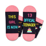 13 Year Old Girl Gift Ideas Girl, 13th Birthday Gifts for Teenage Girls, Happy 13th Birthday Socks