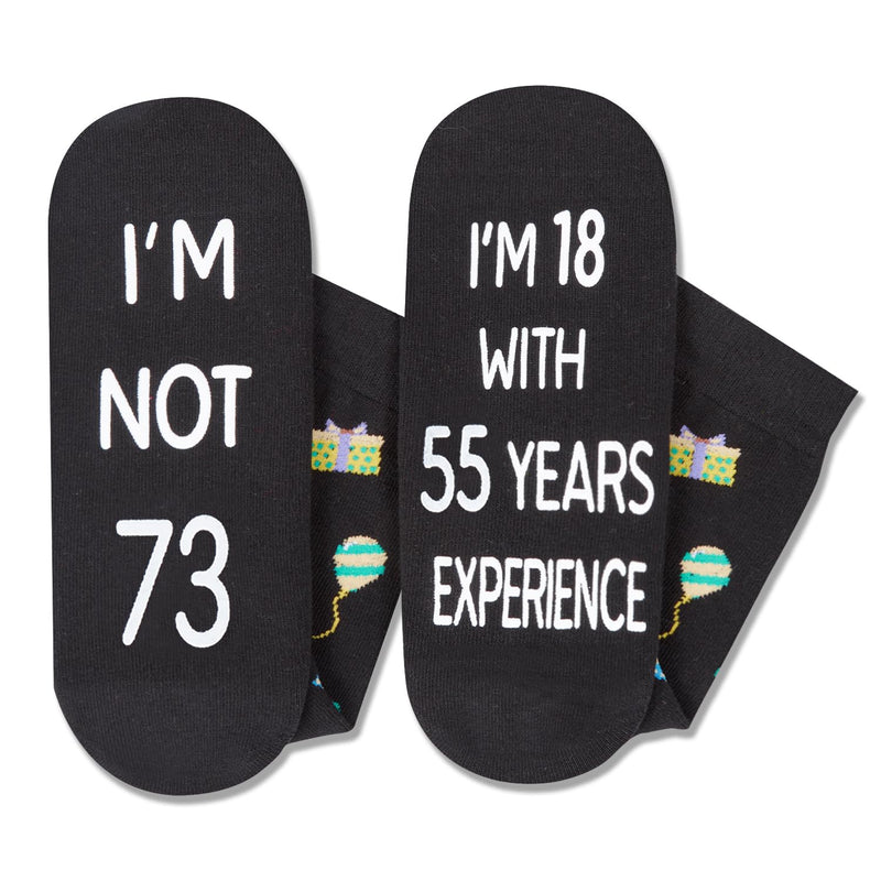 73rd Birthday Gifts for Men - Socks for 73 Year Old Woman, 73 Birthday Gifts for 73 Year Old Elderly Man