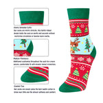 Christmas Gifts Stocking Socks for Girls Boys - Secret Santa Socks Xmas Stocking Stuffers for Little Kids, 4 Pack of Christmas Socks