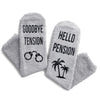 Cool Retirement Gifts Male Retired Teacher Gifts, Funny Retirement Socks Women Retired Socks Men