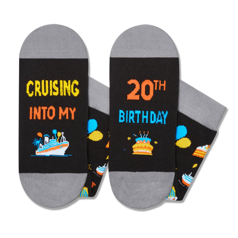 20th Birthday Gifts Socks Ideas - Socks for 20 Year Olds Women Men, Best Gifts for 20 Year Olds, 20th Birthday Socks