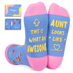 Funny Aunt Socks Aunt Gifts, Aunt Birthday Gift, Great Aunt Gifts Mothers Day Gift For Aunt, Auntie Gifts