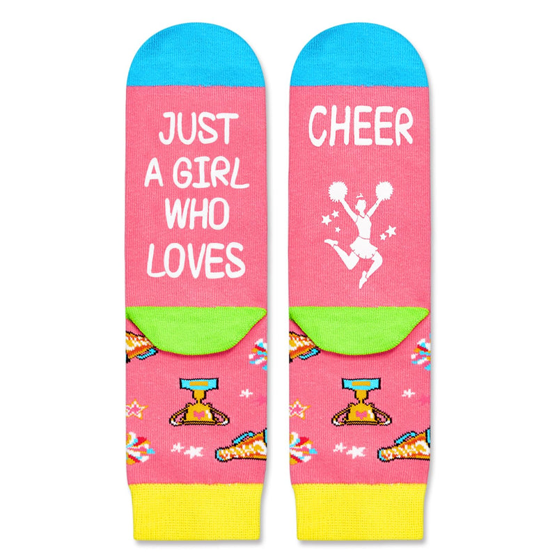 HAPPYPOP Gifts For 13-18 Year Old Girl - Softball Volleyball Gymnastics Ballet Gifts For Kids Girls, Kids Girls Soccer Socks