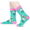 Mermaid Gifts for Women Girls - Crazy Mermaid Socks Ocean Gifts, Marine Animal Socks for Teens