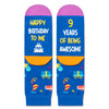 9th Birthday Gift Ideas Socks - Presents for 9 Year Olds, Gifts for Boys Girls Age 9, Socks for 9 Year Old Kids