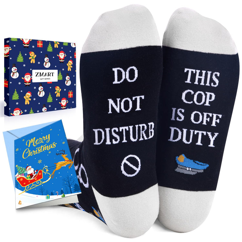 Funny Gifts For Women Men - Teacher Lawyer Social Worker Nurse Gifts, Volunteer Police Officer Socks