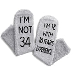 34th Years Old Birthday Gifts - Socks for 34 Year Olds, Best Gifts for 34 Year Old Women Men