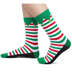 Christmas Gifts Stocking Socks For Men Women - Secret Santa Socks Xmas Stocking Stuffers for Mom Dad, Elf Christmas Socks