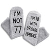 77th Birthday Gift Ideas for Men - Socks for 77 Year Old Birthday, Gifts For Old Men in their 77s