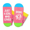 HAPPYPOP Dog Gifts for Girl - Dog Socks for Teen Girls, Dog Christmas Gifts for Girl, Funny Socks for Teen Adults