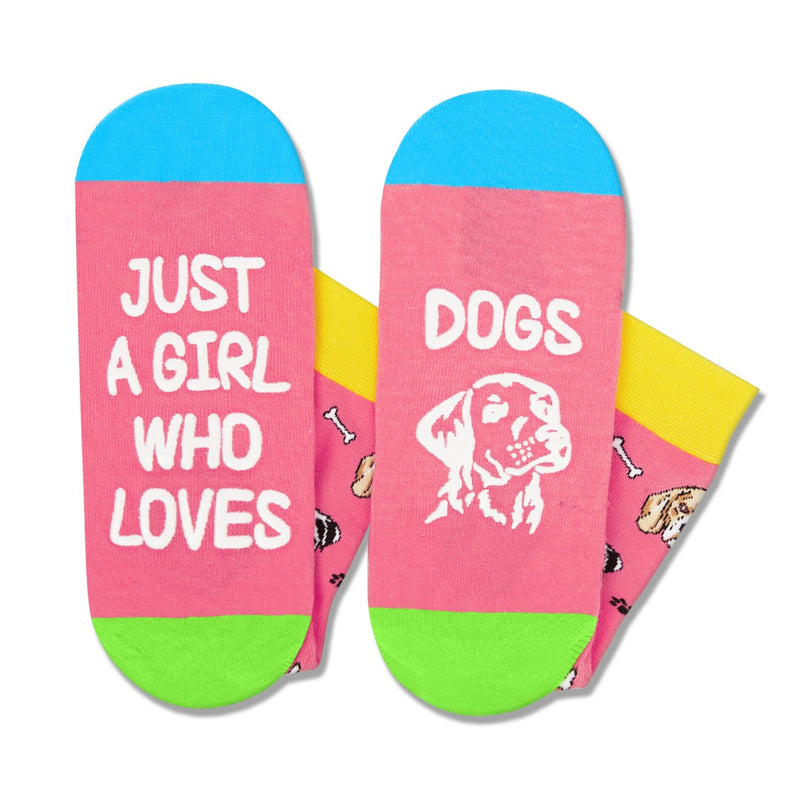 HAPPYPOP Dog Gifts for Girl - Dog Socks for Teen Girls, Dog Christmas Gifts for Girl, Funny Socks for Teen Adults