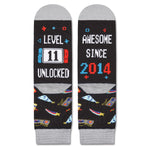 HAPPYPOP 11 Year Old Birthday Gifts Socks Ideas - 2014 Birthday Gifts for Eleven Year Olds in Gift Box, Presents for 11 Year Old Tween Boys Girls with Greeting Card