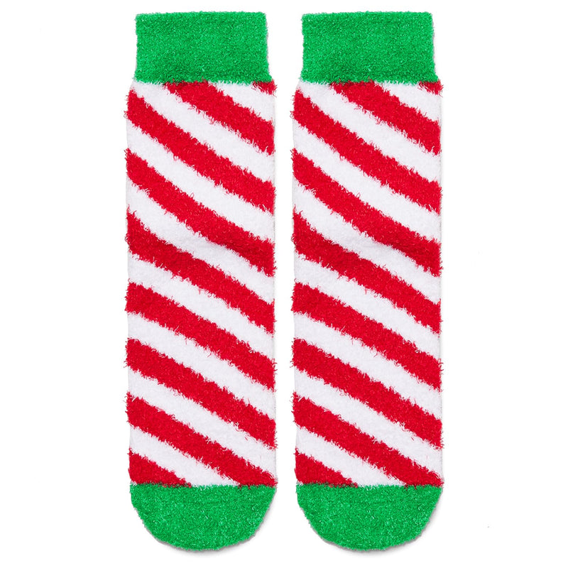 HAPPYPOP Candy Cane Socks Kids Boys Girls - Candy Cane Stockings Stuffers, Kids Christmas Gifts Xmas Socks 4-6 Years Old