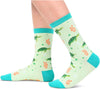 Animal Lover Gifts for Women Girls - Funny Frog Turtle Socks, Dolphin Dinosaur Christmas Gifts