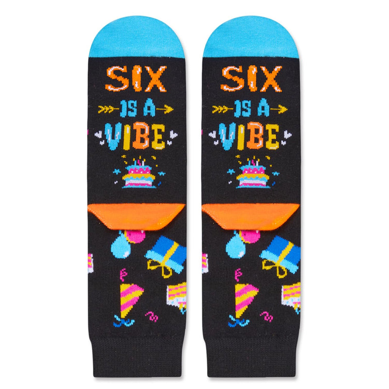 6th Birthday Gifts Socks Ideas - Gift Ideas for Girls Boys Age 6, Presents for 6 Year Olds, Six Year Old Gifts for Kids